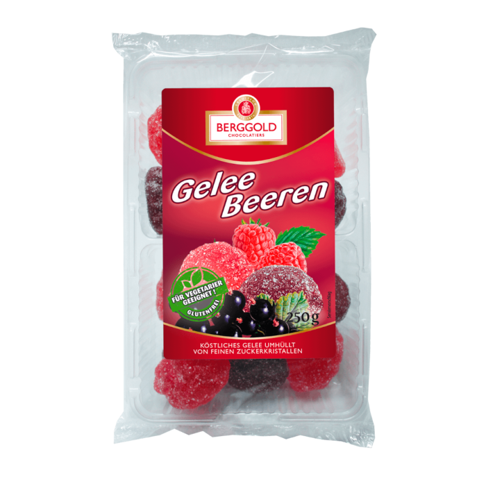 Berggold Jelly Berries, Gluten-Free Vegan 250g / 8.81oz // Best Before: 04/2026