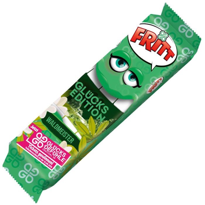 FRITT Lucky Edition Woodruff Chewy Candy Strips 70g / 2.46oz