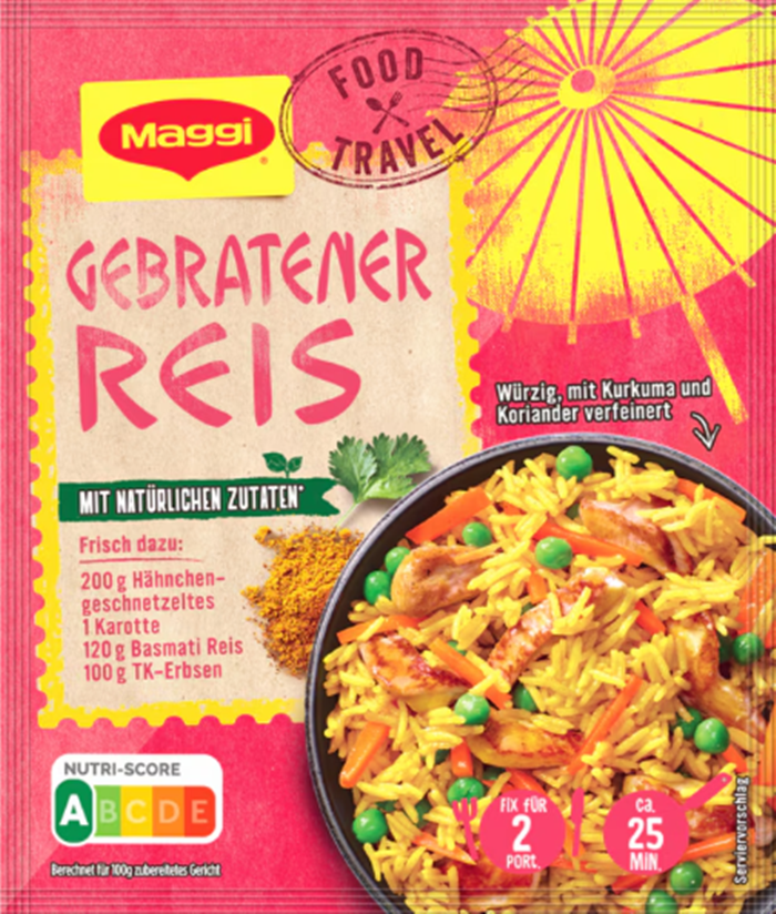Maggi Fix Food Travel Seasoning Mix for Fried Rice 31g / 1.09oz