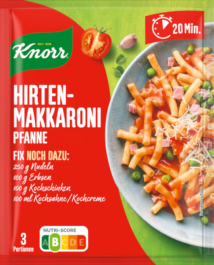 Knorr Fix für Hirten-Makkaroni Pfanne 40g / 1.41oz