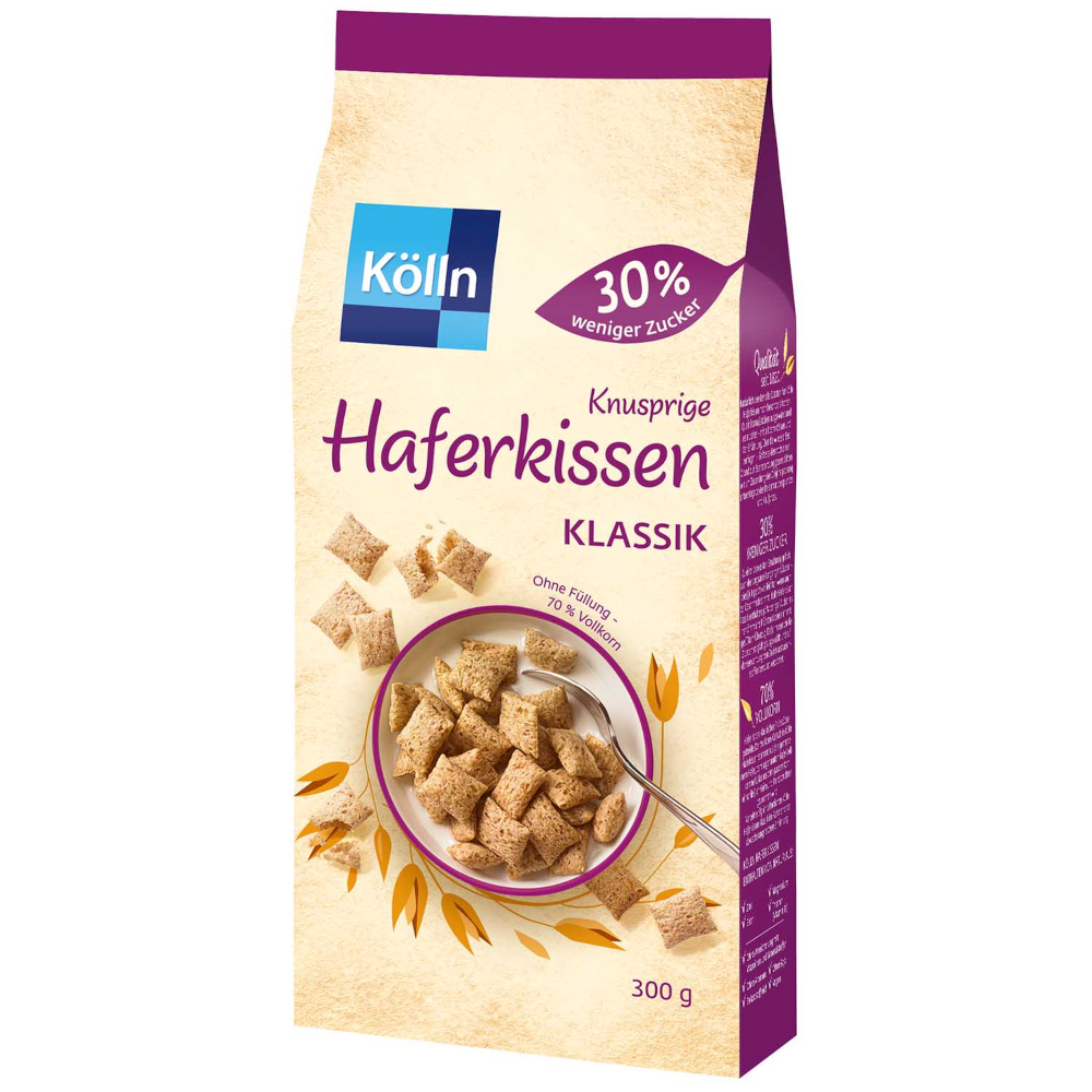 Kölln Crispy Oat Pillows Classic 300g / 10.58oz