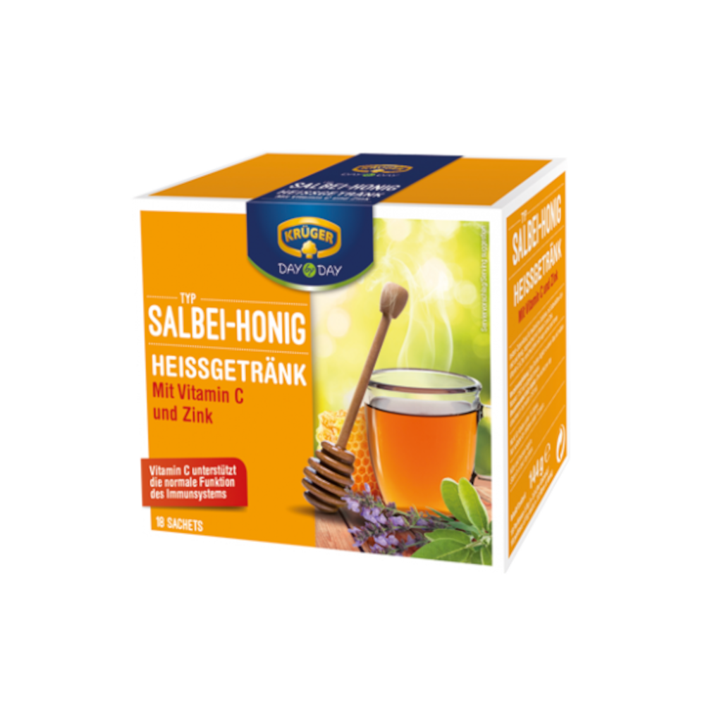 KRÜGER DAY by DAY Hot Drink Sage & Honey 160g / 5.64oz