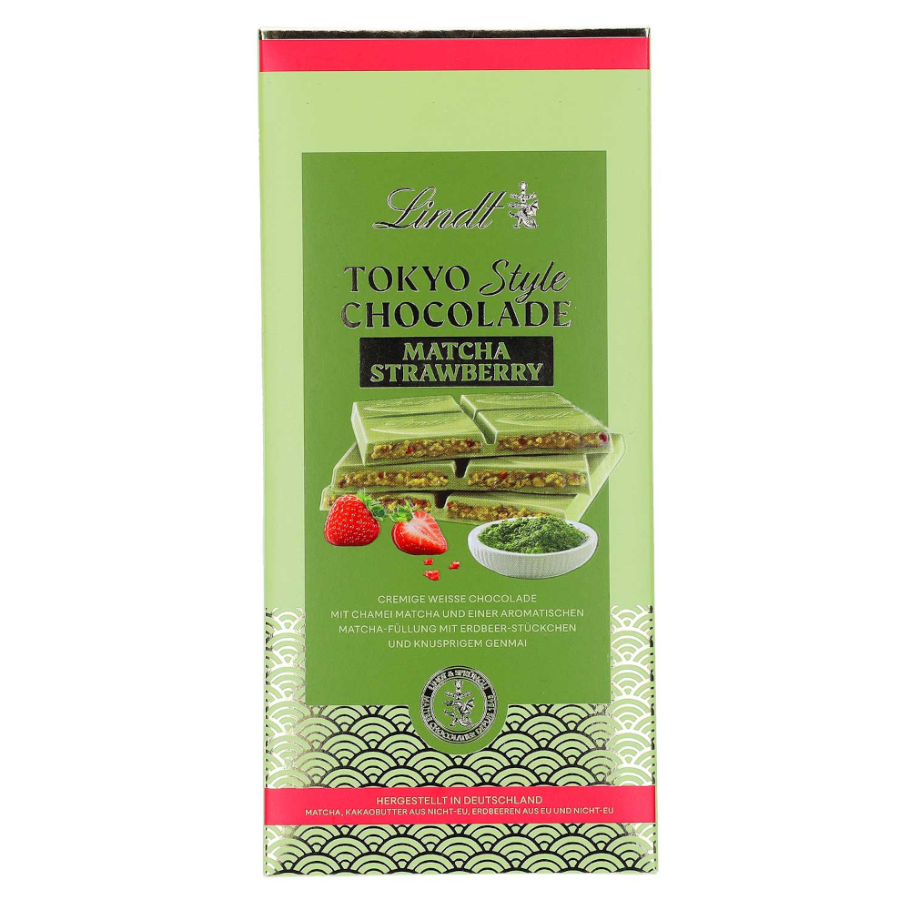Lindt 東京風抹茶草莓巧克力板 145g / 5.11oz