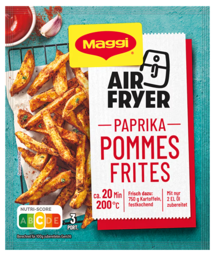 Maggi Fix Seasoning Mix for Air Fryer Paprika French Fries 34g / 1.2oz