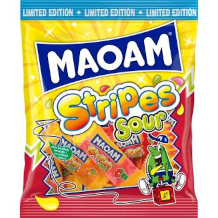 MAOAM Stripes Sour Kaubonbons Limited Edition 175g