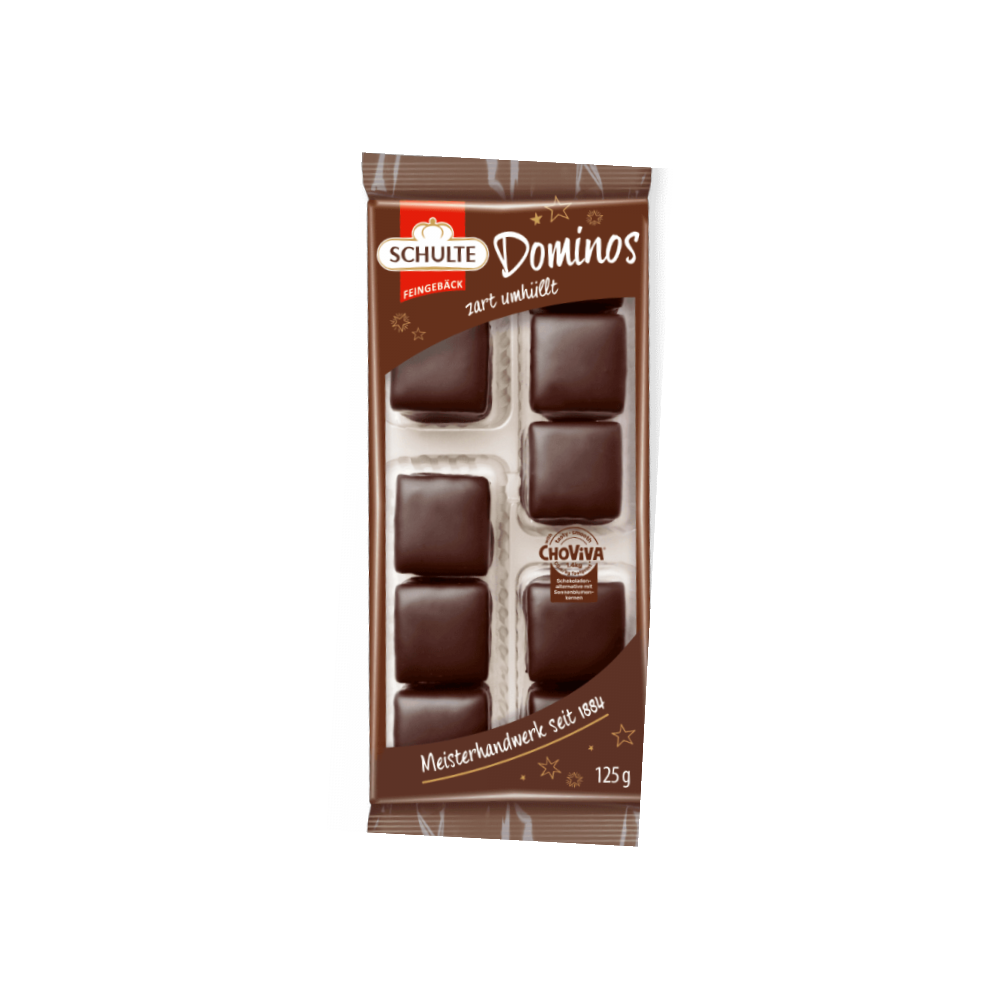 Schulte Dominosteine ChoViva Dark 125g / 4.4oz