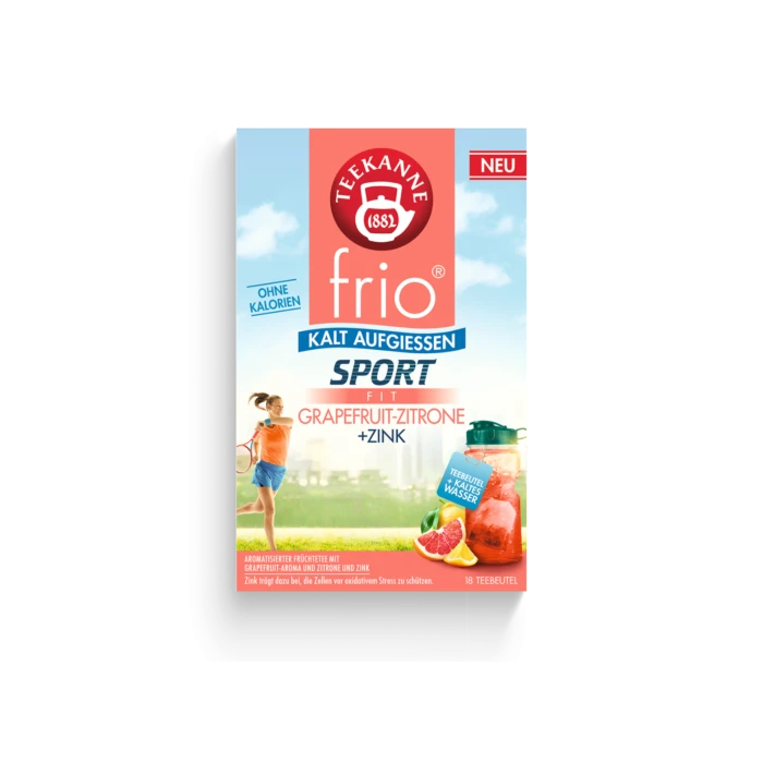 Teekanne frio Sport Grapefruit-Lemon Tea for cold brewing 18 tea bags