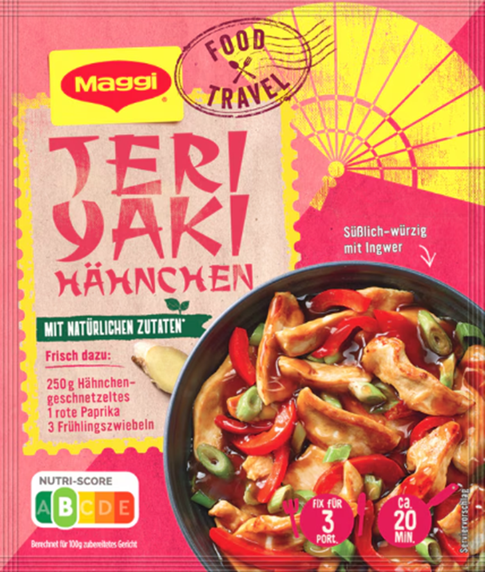 Maggi Fix Food Travel voor Teriyaki Kip 43g / 1.51oz