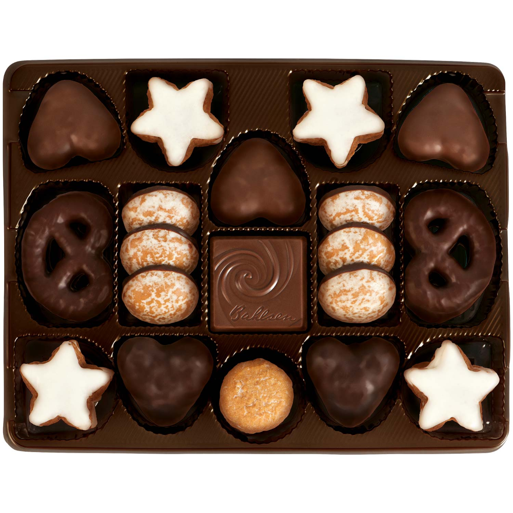 Mistura de Lebkuchen Bahlsen "Zum Fest" Biscoitos de Natal 500g / 17.63oz