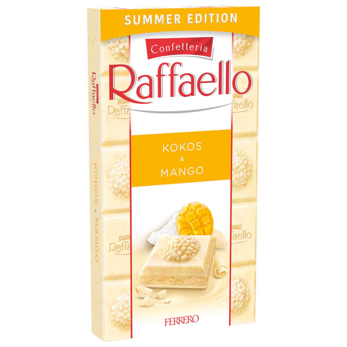 Ferrero Raffaello 椰子與芒果白巧克力片 90g / 3.17 oz