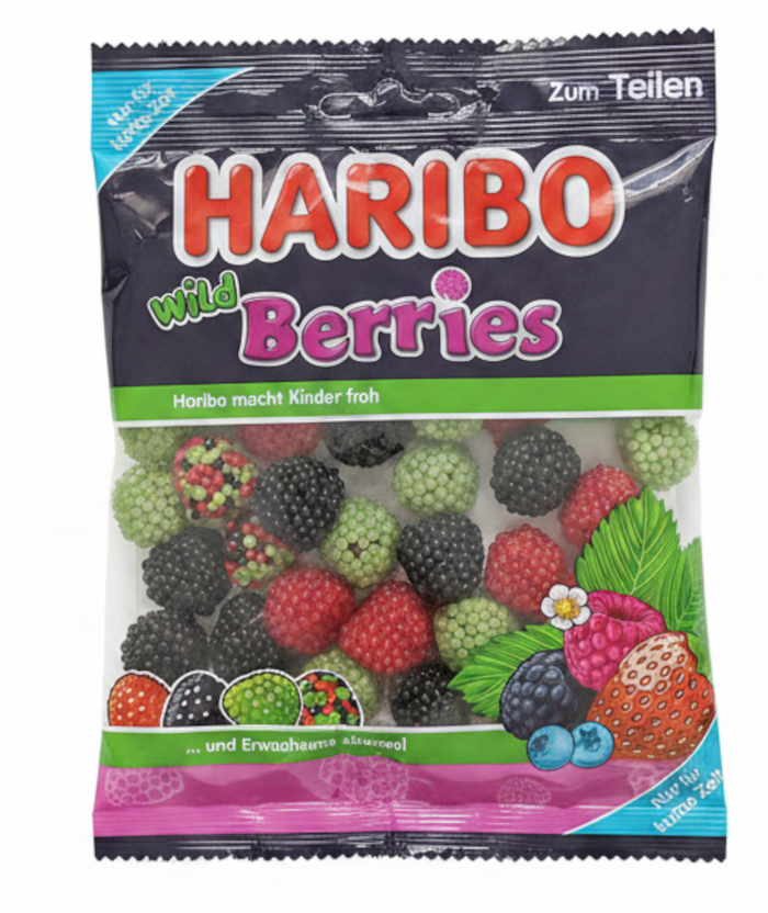 HARIBO Wild Berries Jelly with Nonpareil 175g