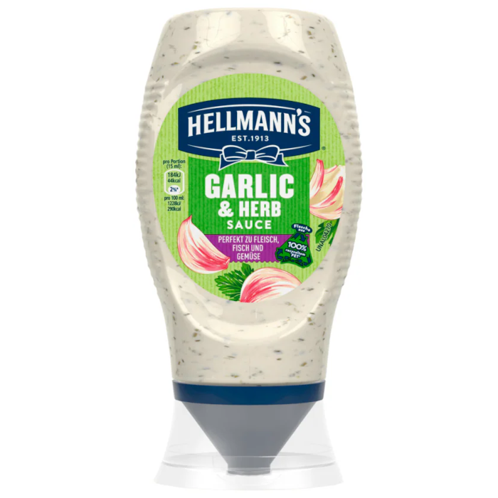 ヘルマンズ ガーリック＆ハーブソース 250ml / 8.45 fl. oz.