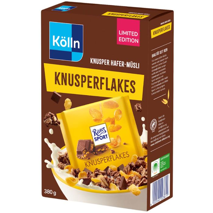 Kölln Knusper Hafer-Müsli Ritter Sport Knusperflakes 380g / 13.4oz