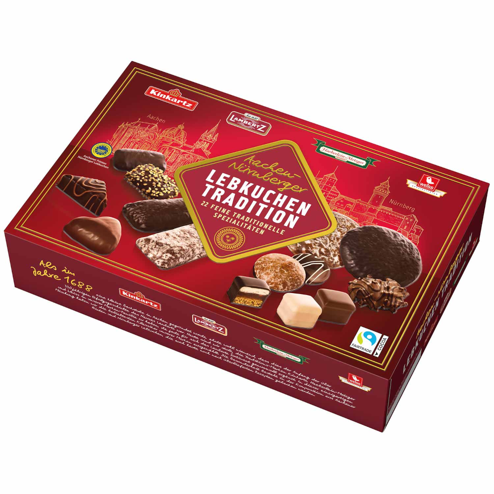 Lambertz Aachen-Nürnberger Lebkuchen Tradition 500g / 17.63oz
