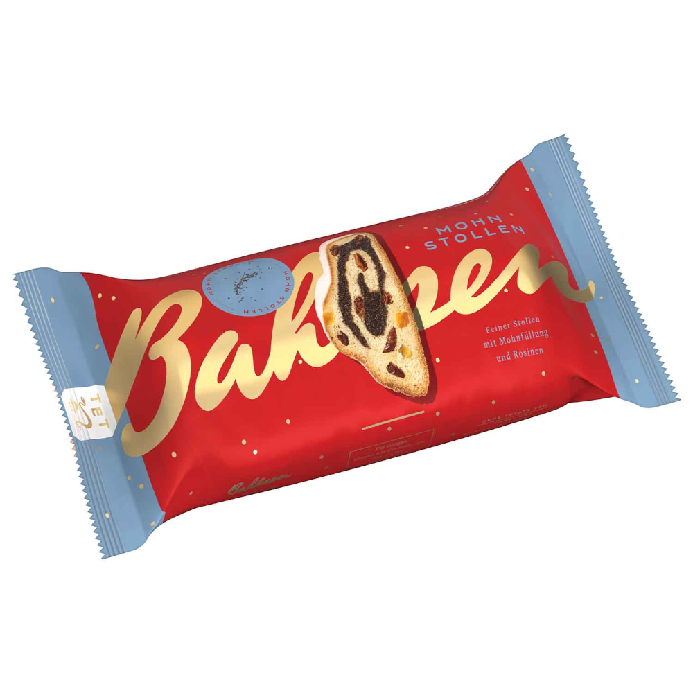 Bahlsen Mini Poppy Seed Stollen Christmas cookies 200g