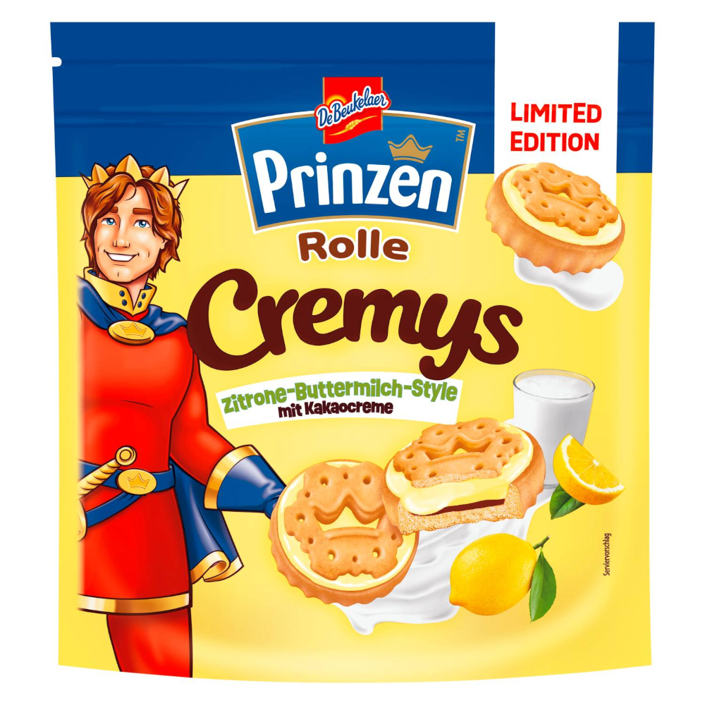 DeBeukelaer Prinzen Rolle Cremys Lemon Buttermilk 172g / 6.06oz