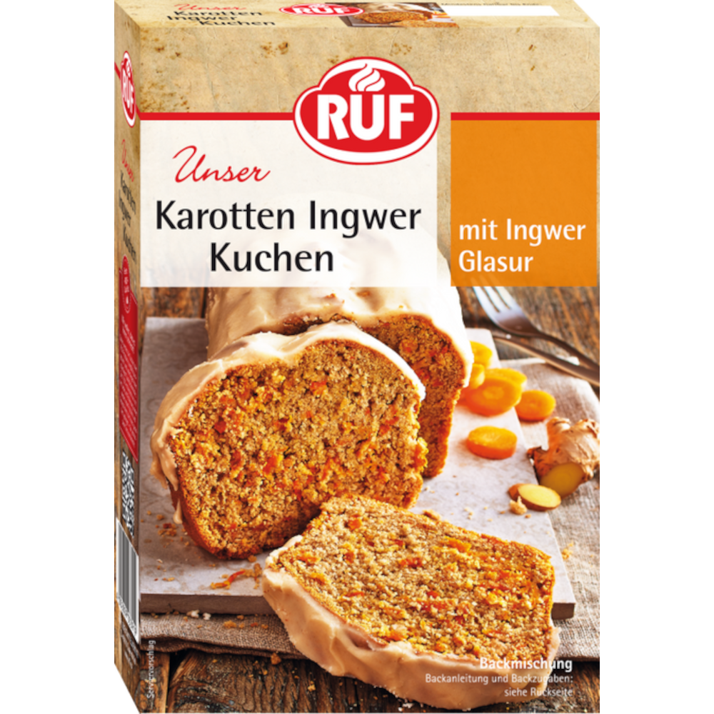 RUF Gâteau aux carottes et au gingembre 510g / 17.99oz