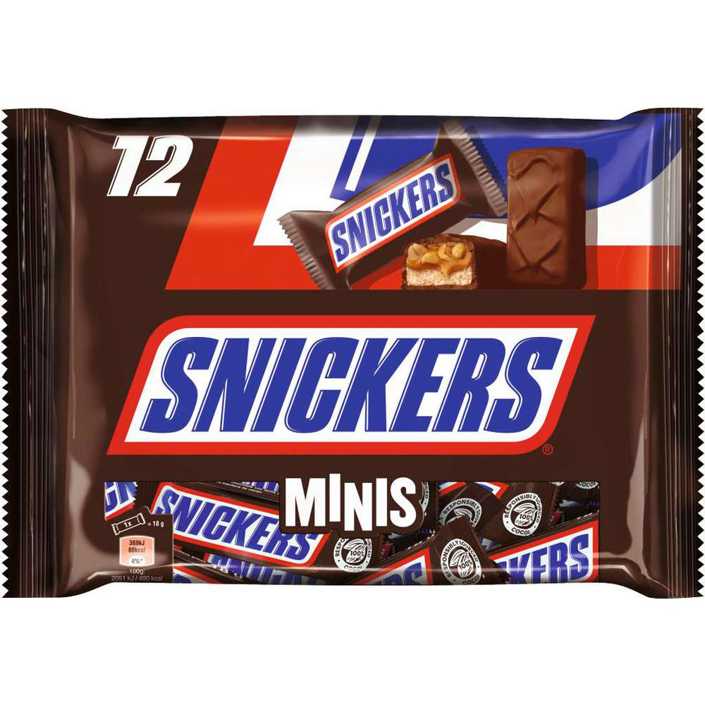 Snickers Minis Peanut-Caramel Chocolate Bar 227g