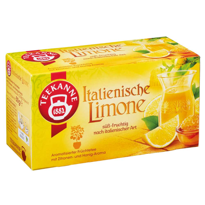 Teekanne Ländertee Italienische Limone 20 Teebeutel