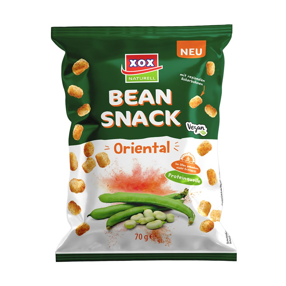 XOX Bean Snack Oriental, vegansk 70g / 2.47oz