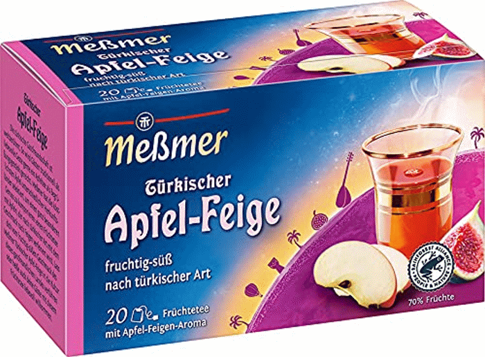 Meßmer Ländertee Türkischer Apfel Feige 20 Teebeutel